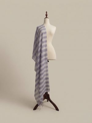 Khăn Lụa Tơ Tằm Mây Bạc