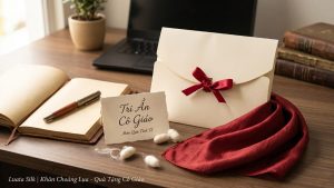Khăn Choàng Lụa - Quà Tặng Cô Giáo | Kỷ Vật Gói Trọn Sự Biết Ơn
