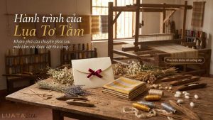 Khăn Lụa Dệt Tay Cao Cấp | Gói Hơi Ấm Quê Nhà Gửi Phương Xa