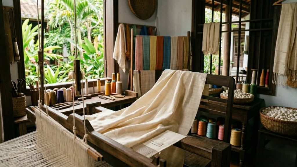 Khăn Lụa Tự Nhiên ấm mùa đông mát mùa hè