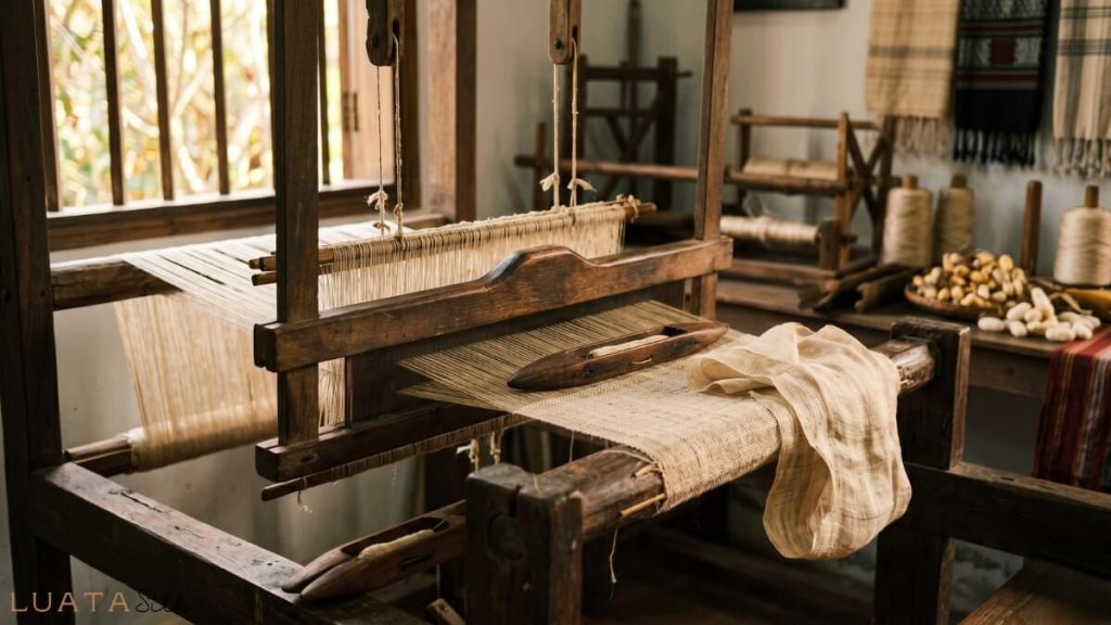 Quà Lưu Niệm Đậm Hồn Việt | Nét Mộc Mạc Từ Khung Cửi Gỗ