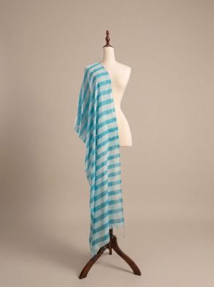 Khăn choàng lụa Thủy Vân Khuê tơ tằm tự nhiên dòng khăn lụa sọc Luata Silk
