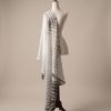 Khăn choàng lụa tơ tằm Huyền Sương nhuộm loang thủ công mộc mạc tại Luata Silk